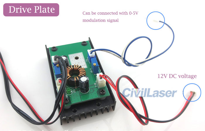 830nm 1w 2w Powerful Invisible Infrared 레이저 다이오드 module Dot